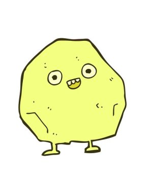 changing color animation of a rock