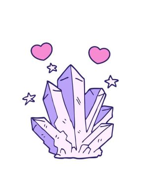 dönen kalpler karikatür karalama sihirli kristal animasyonu