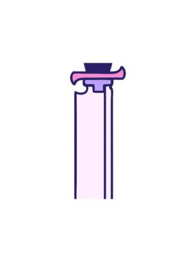 Dövmenin geleneksel bıçak stilinde kesme etkisi.