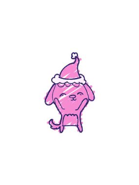 Xmas Dog Tebeşir Çiziminin gösterişli satış animasyonu