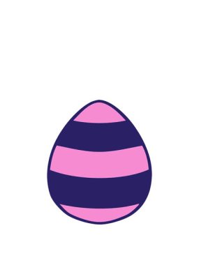 El animasyonunu genişleterek eğlenceli bir paskalya yumurtası karikatürü çizdim.