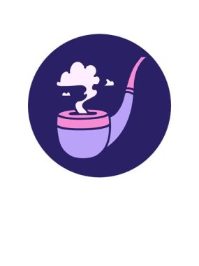 Sigara içenlerin çizgi film elementinin yükselişi ve yüzüşü