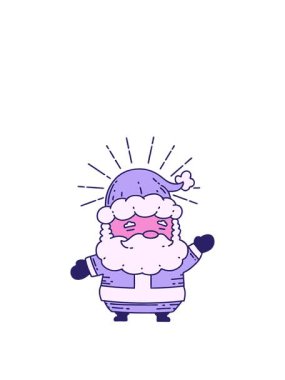 Geleneksel Noel Baba karakterinin animasyonunu genişletiyorum.