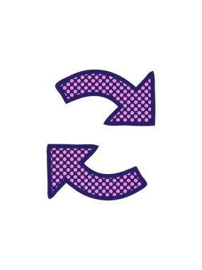 Çizgi roman tarzı bir okun gösterişli satış animasyonu