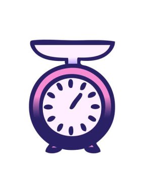 Ağırlık ölçeğinin gölgelendirilmiş çizgi filminin hareket animasyonu