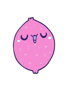 Mutlu limon çizgi filminin animasyonunu renklendir