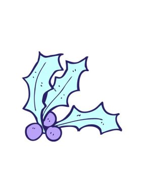 Holly çizgi filminin radyoaktif ışıldayan animasyonu