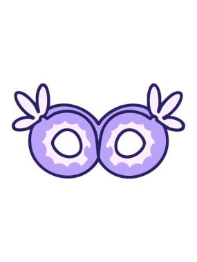 geleneksel Brezilya karnaval maskeli çizgi filminin hareketli animasyonu