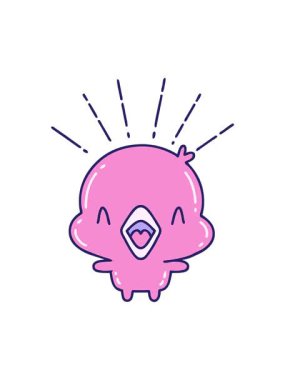 Geleneksel dövmeli hatunun hareketli animasyonu