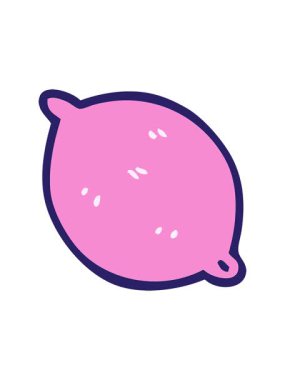 Karikatür karikatür karalamalarının ışık efektleri organik limon