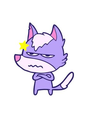 Parıldayan yıldızlar, kızgın kurt çizgi filminin animasyonunu etkiler.