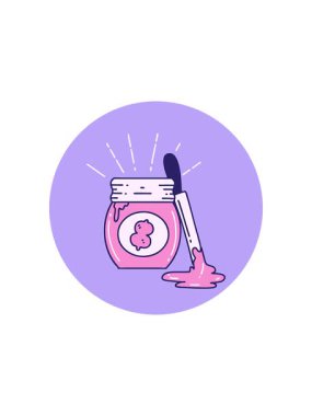 Dövme stili fıstık ezmesi animasyonu