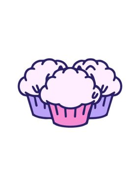 Geleneksel Brezilya hindistancevizi mantarı tatlısı çizimlerinin dikkat çekici animasyonu