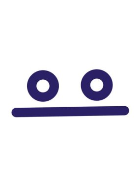 Etkilenmemiş boş yüz simgesinin hareket animasyonunu oynat