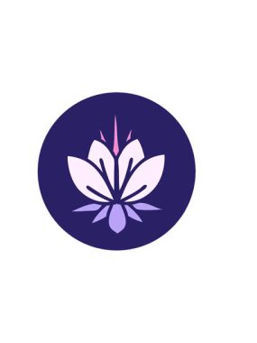 Su zambağı dövmesi görüntüsünün yatay titreşimli animasyonu