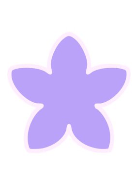 shaking motion animation of a single culturally traditional japanese flower design