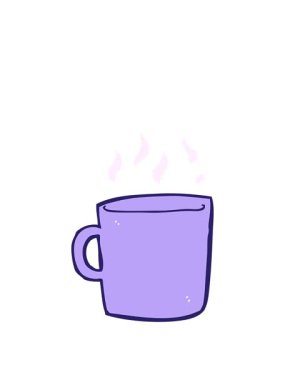 Bir fincan sıcak kahvenin animasyonunu uzatıyorum.