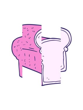 Çizgi film somununun bölünen hareketi