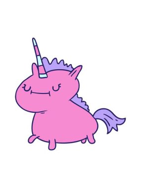 hareketli el animasyonu sihirli bir tek boynuzlu atın çizgi film karalaması