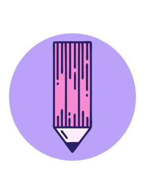 Bir kalem tasarımı resminin basınçlı canlandırması