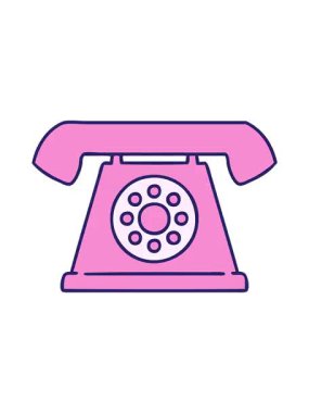 Eski tarz telefon çiziminin efekt canlandırmasını piksel hale getir