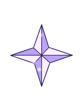 Bir yıldızın sembolik dövme tasarımının simgesel etkisi