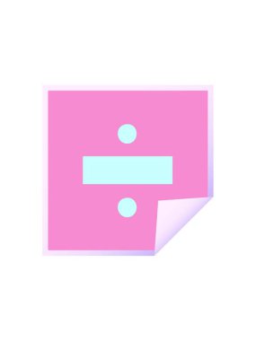 Bir bölme sembolünün kare soyulmuş çıkartma çizgi filminin yıldız patlaması etkisi animasyonu