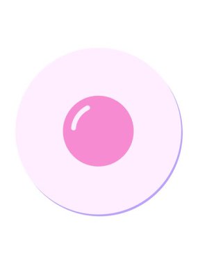 shivering motion animation of fried egg sticker