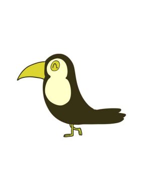 Basit tukanların renk canlandırması