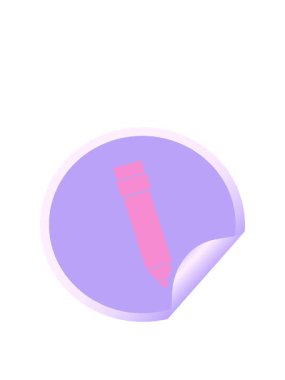 Dairesel soyma sticker 'ının animasyonunu genişletiyorum.