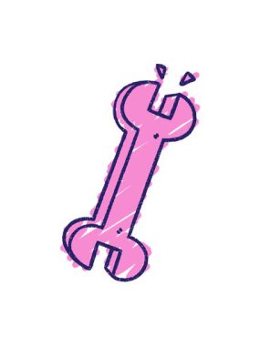 Spanner Tebeşir Çiziminin hareketli animasyonunu oynat