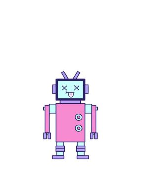 Robot çiziminin animasyonunu genişletiyorum.