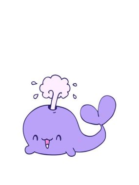 Balina çiziminin animasyonunu genişletiyor