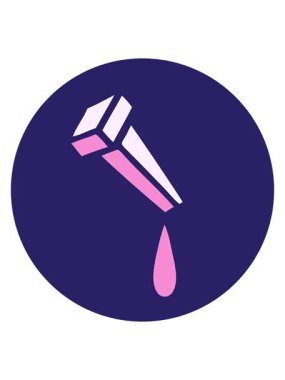 Demir çivi çiziminin hareketli animasyonu