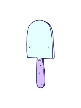 Çizgi film lolipopunun neon ışık efekti animasyonu