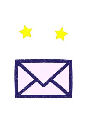 dönen yıldızlar Zarif Tebeşir Çiziminin Canlandırması