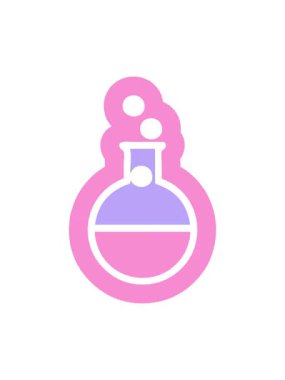 Bilim deney sembolü simgesinin canlandırmasını renklendir