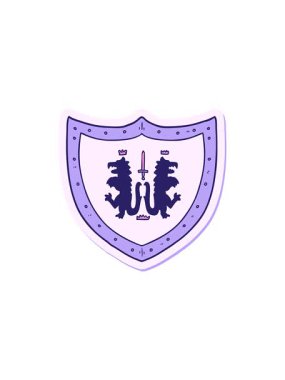 Bir karikatür Heraldik kalkanının canlandırma etkisi