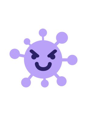 Kötü virüsün dönen hareketli animasyonu