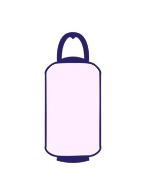 Geleneksel Japon asılı kağıt fener tasarımının pixelize etkisi