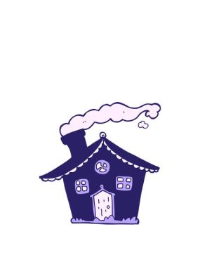 Ev illüstrasyonunun yükselişi ve yüzdürülmesi