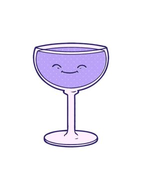 Şarap karikatürü animasyonunu güçlendir.