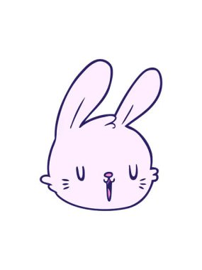 Tavşan suratının dönen hareketi