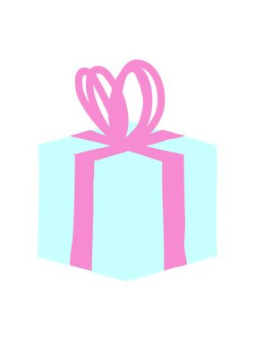 shine light effect animation of gift wrapped present