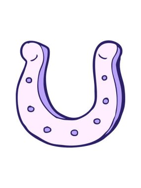 Çizgi film at nalının hareketli animasyonu