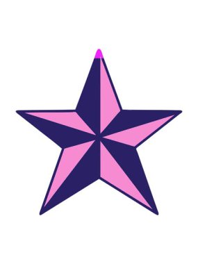 power up animation of drawing in traditional style of a star