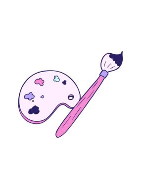 Sanatçı palet tasarımının dikkat çekici animasyonu