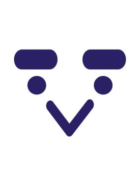 Kalın kaşlı kuş suratlı ikonun animasyonunu durdurup duraklat