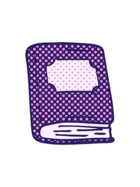 Çizgi film animasyonunun pikselleştirilmesi eski deri kitap karalaması