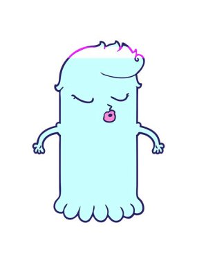 Sevimli hayalet çizgi filminin animasyonunu çalıştır.